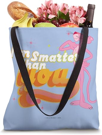 Pink Panther Smart Cat Tote Bag