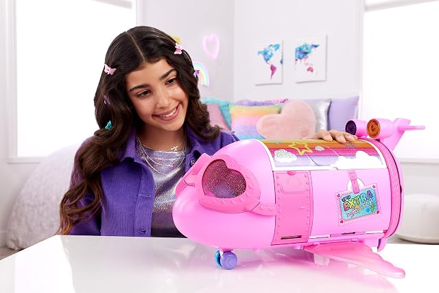 Foto 2 de 7 de Barbie Extra Fly Avión de Juguete para muñecas con Accesorios, Regalo +3 años (Mattel HPF72)