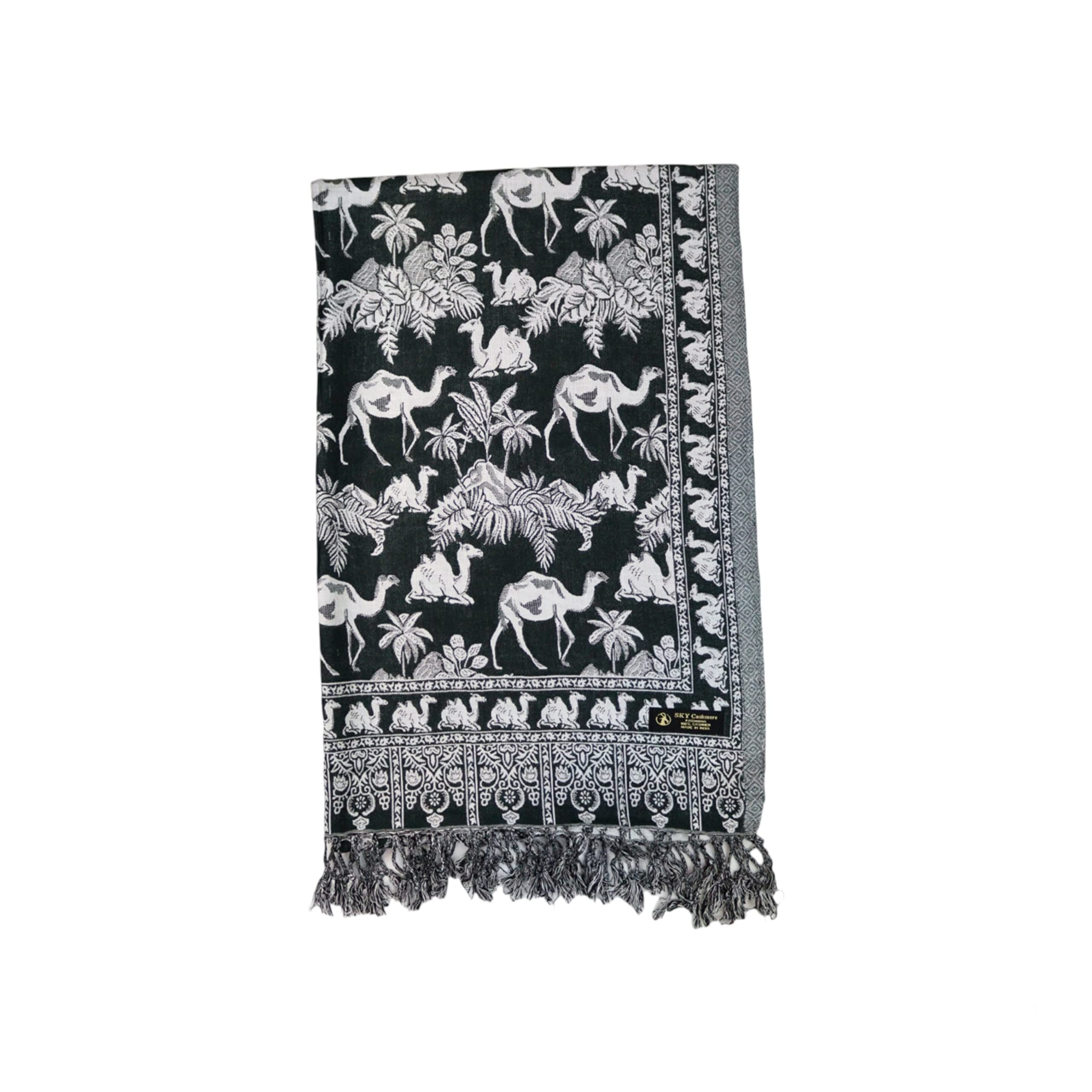 SKY Cashmereviscose pashmina scarf for women soft camel Design