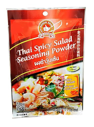 Polvo de condimento para ensalada picante tailandés Yum woon sen 1.06 oz. x 2 paquetes // Enviado por Benjawan Shop