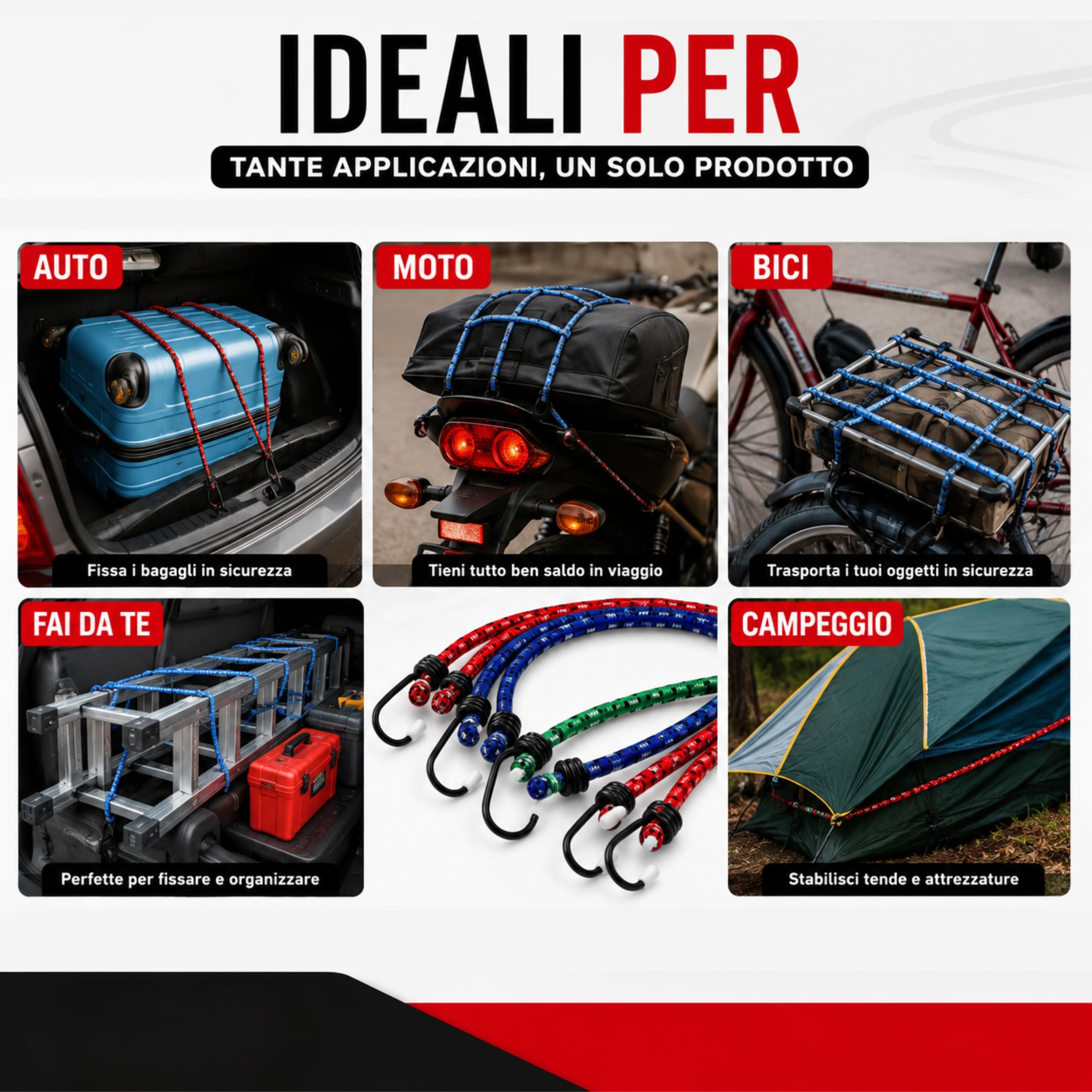 Bottari Flexistrang napinacz do bagażu 100 cm