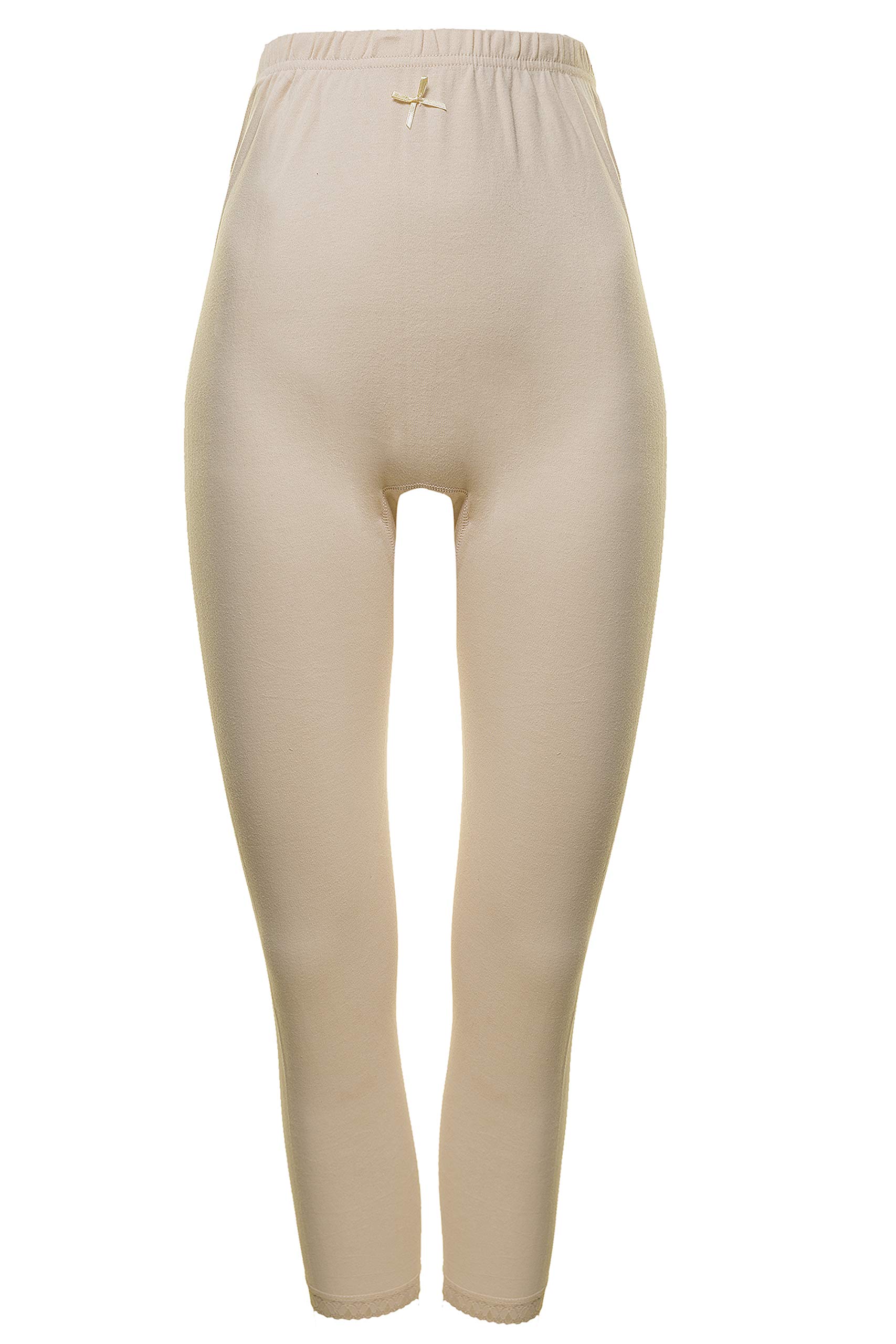 Sponsored Ad – Women's Cotton Inner Leggings (S, Beige)