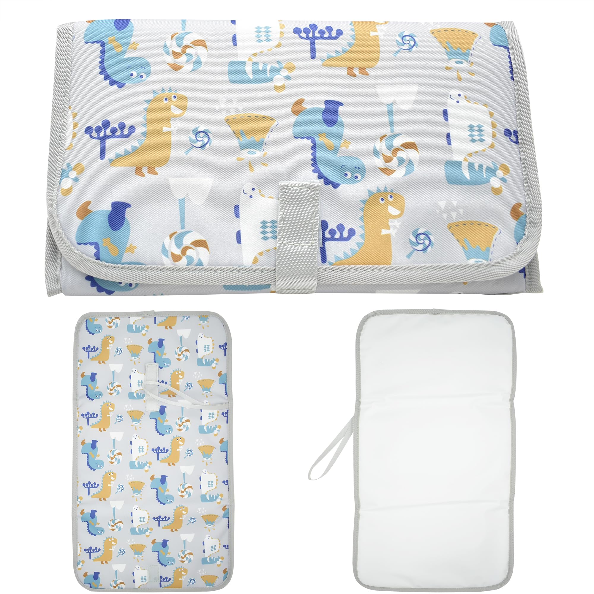 Fasciatoio Portatile Pieghevole Impermeabile - Con Dispenser Salviette E Cuscino Per Viaggio