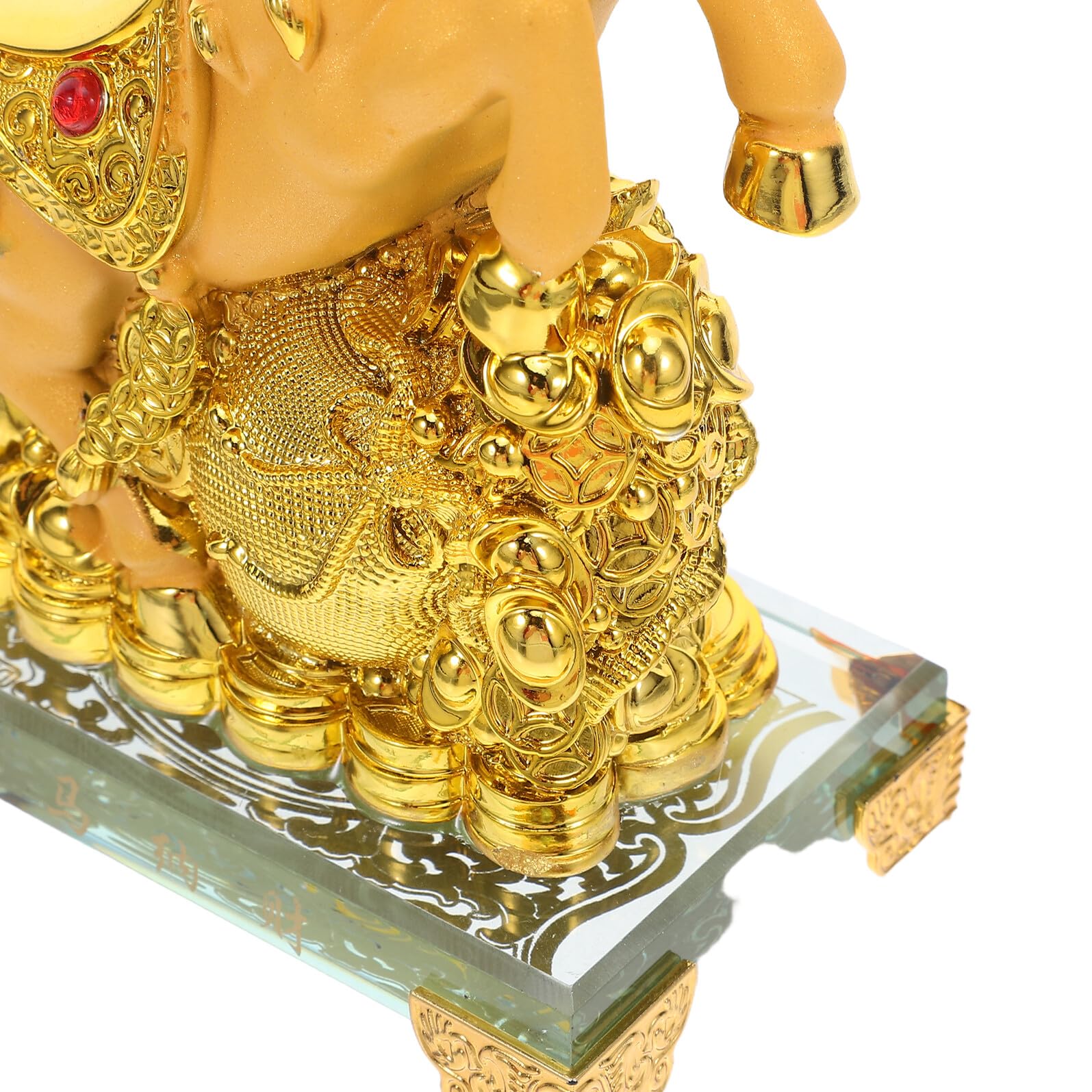 Generic Koń figurka zodiaku rok dekoracja na biurko szczęście statua ozdoba na deskę rozdzielczą samochodu Feng Shui figurka zwierzątko