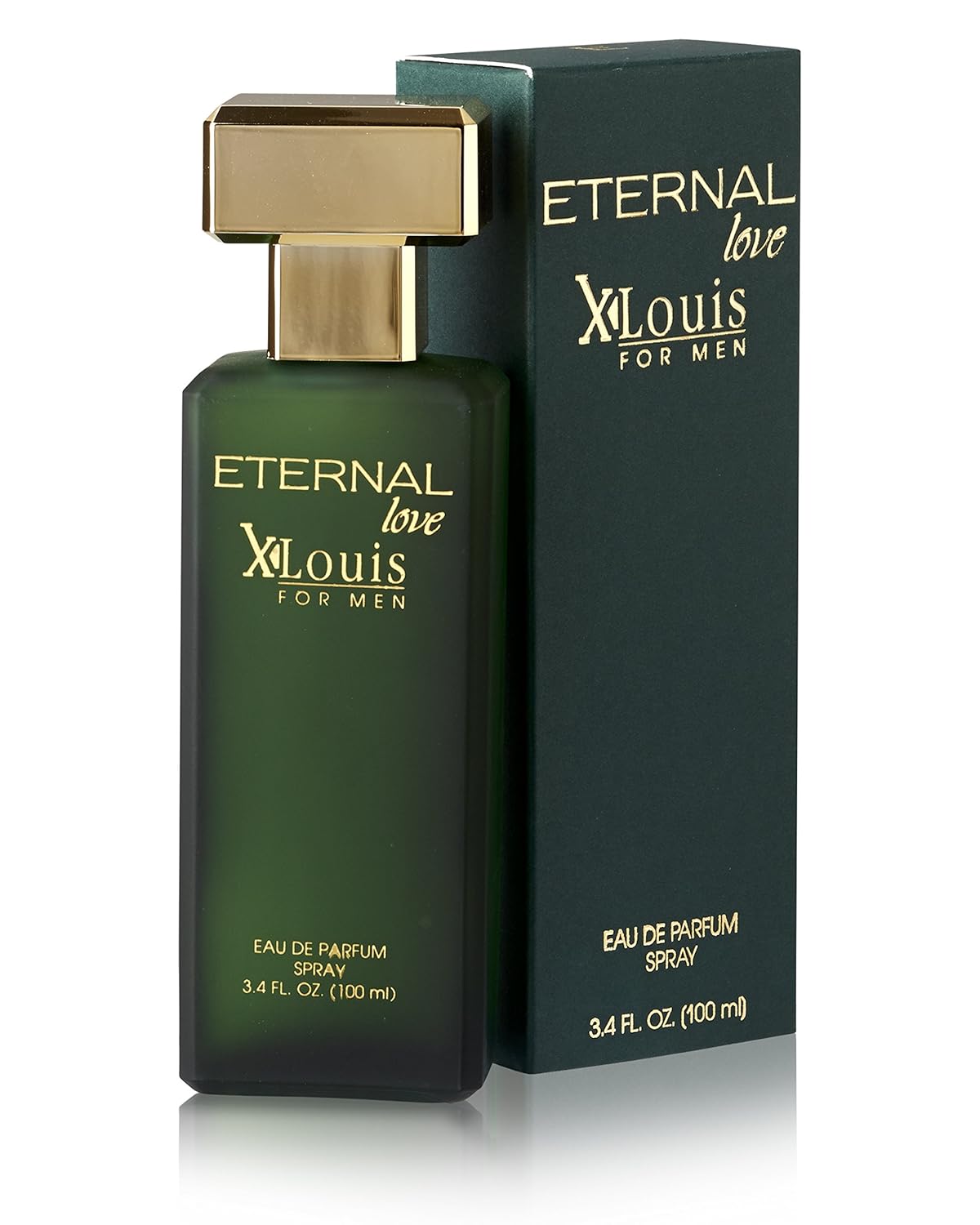 Eternal Love X-Louis for Men - Long Lasting Eau de Parfum Spray 100ml - Premium Fresh Fragrance with Amber & Cedarwood - Sophisticated Scent