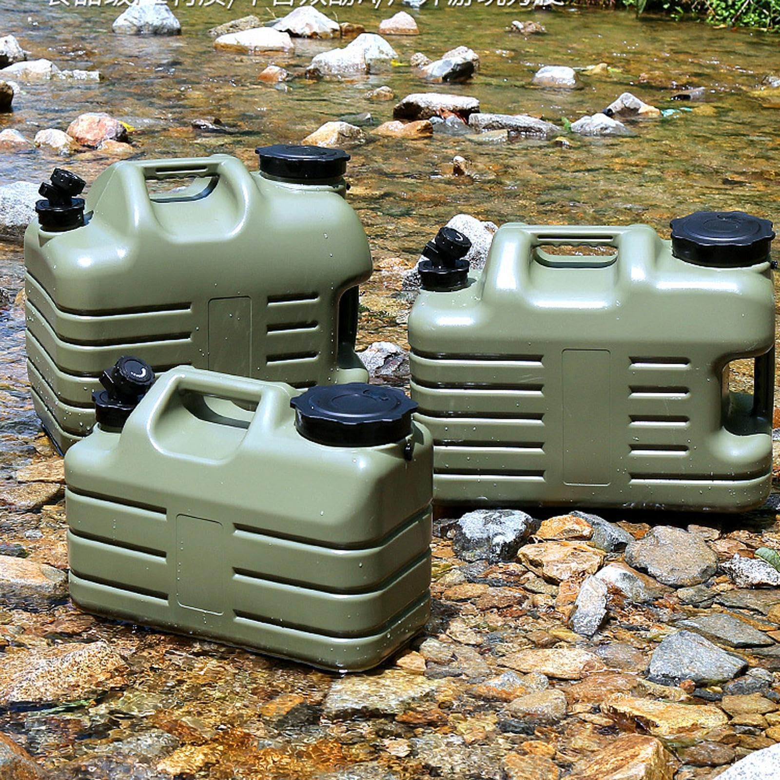 Carafe d'eau portable avec robinet amovible, grande capacité, | le camping et les situations d'urgence en voiture.