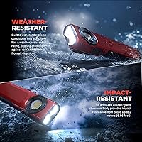 Vista 7 de Anhay Rechargeable Flashlights 1500 Lumens EDC Flat Flashlight with 8 Modes, Pocket Flashights Waterproof, Magnetic Small Flashlights Powerful for