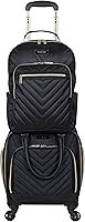 Vista 2 de Kenneth Cole Reaction Chelsea - Equipaje expandible de poliéster de 20 pulgadas, Negro