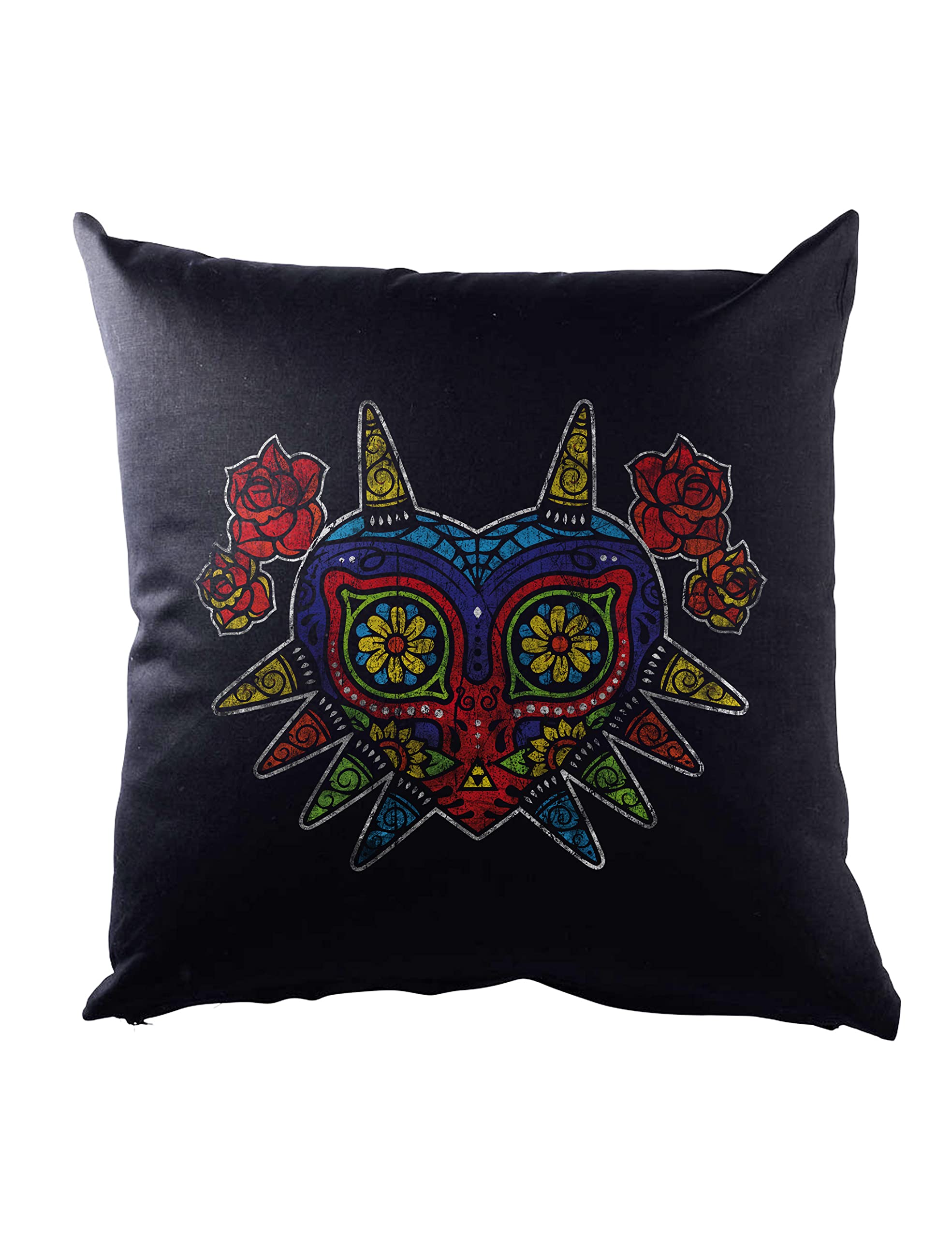 Urban Backwoods Mexican Majora's Mask Decorative Pillow Cushion