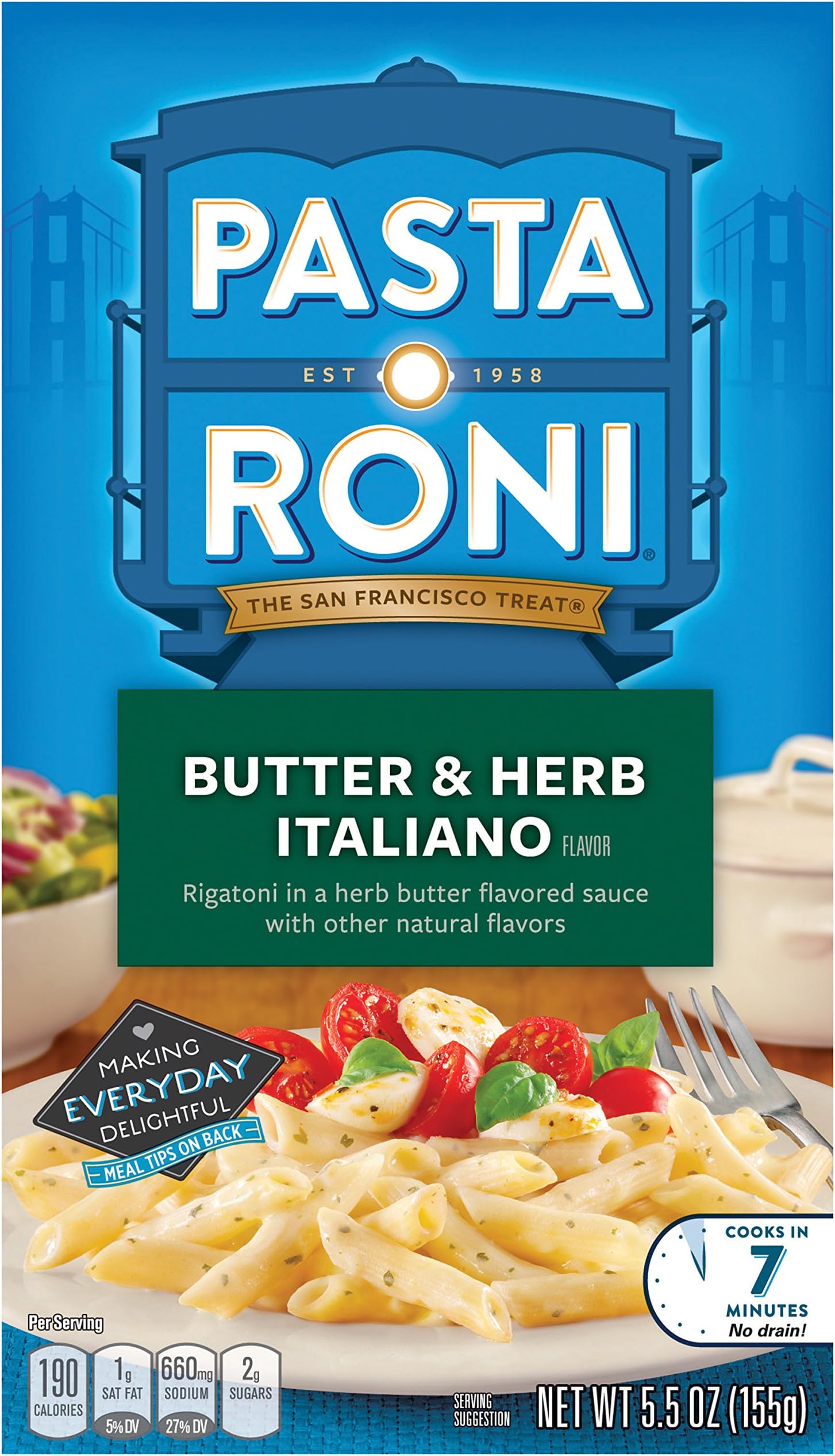 Pasta Roni Herb and Butter Rigatoni Mix, 5.5 Ounce