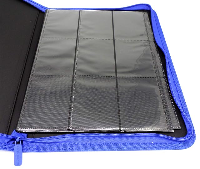 Foto 7 de 7 de docsmagic.de Pro-Player 9-Pocket Zip-Album Dark Blue - 360 Card Binder - MTG - PKM - YGO