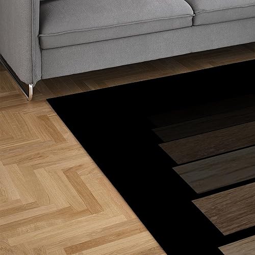 Miniatura 4 de CafePress Staiway to Darkness II - Alfombra decorativa de tela de 3 x 5 pies