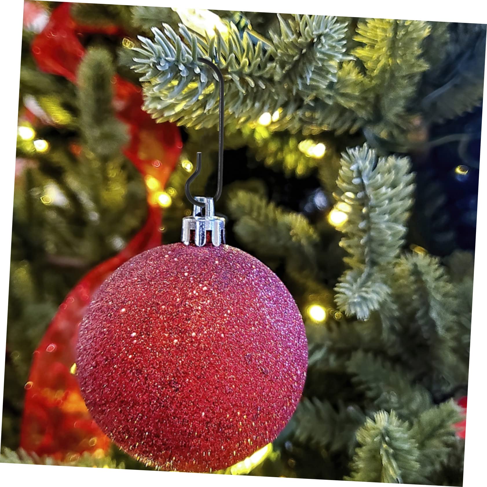 Amosfun 4 Ensembles Crochets pour Sapin De Noël Crochets pour Décorations De Sapin De Noël Boules De Ornements Boules De Supports De De en Vrac s 120 pièces * 4