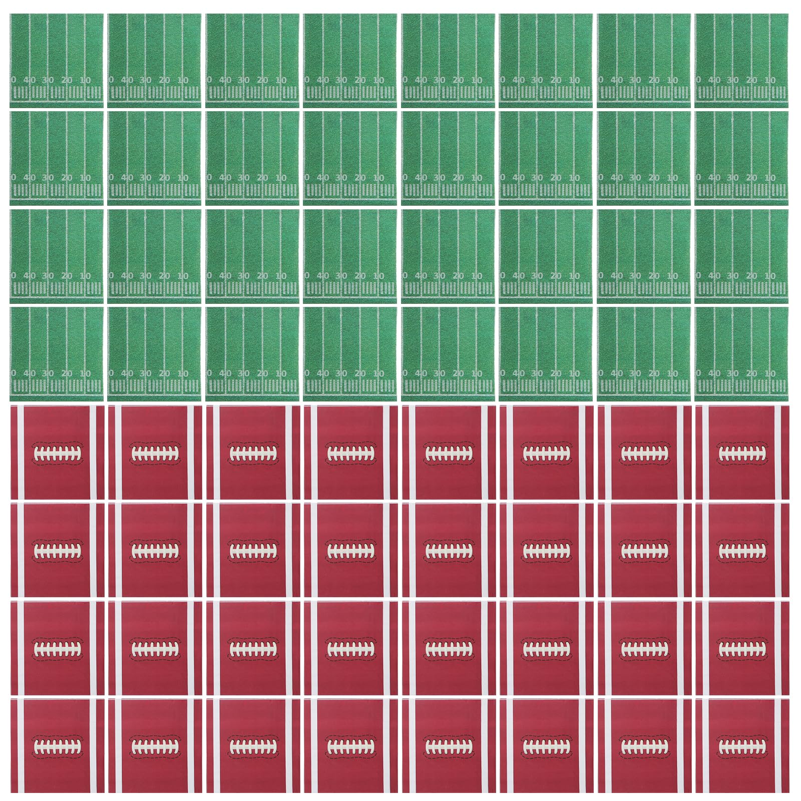 Serviettes en papier football absorbantes et épaisses pour buffet de fête thématique sport