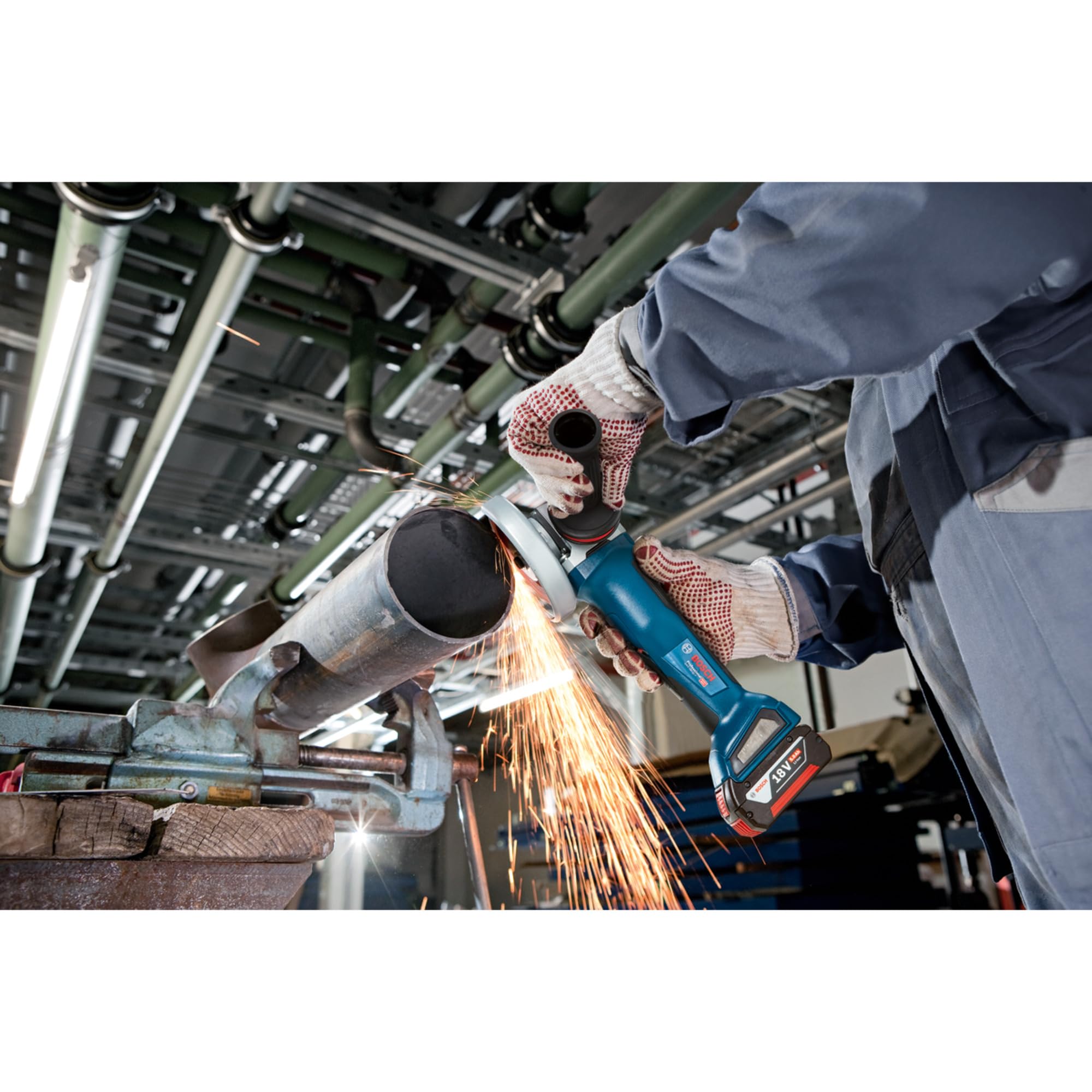 Bosch Professional 18V System GWX 18V-8 Angle Grinder  125 Mm Disc Set In Lboxx 136 Amazon Exclusive Set B07zsbqtdt - View #12
