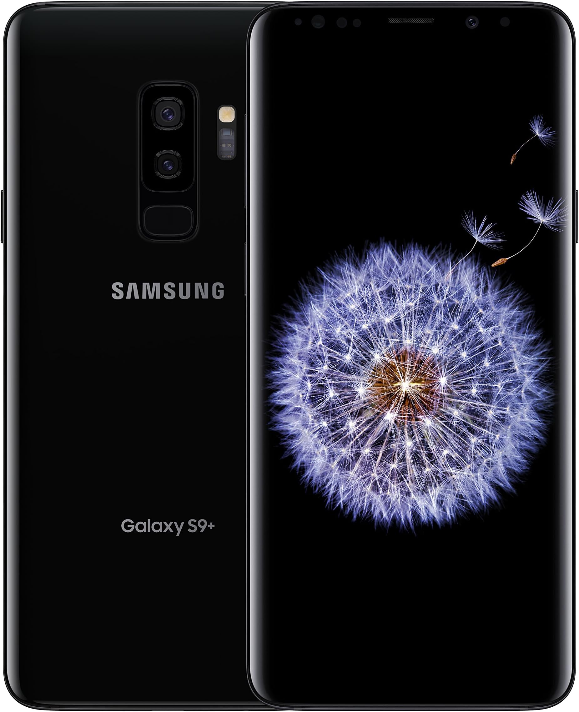 Samsung Galaxy S9 Plus (SM-G965F/DS) 6GB/128GB 6.2-inches LTE Dual SIM Factory Unlocked - International Stock No Warranty (Midnight Black)