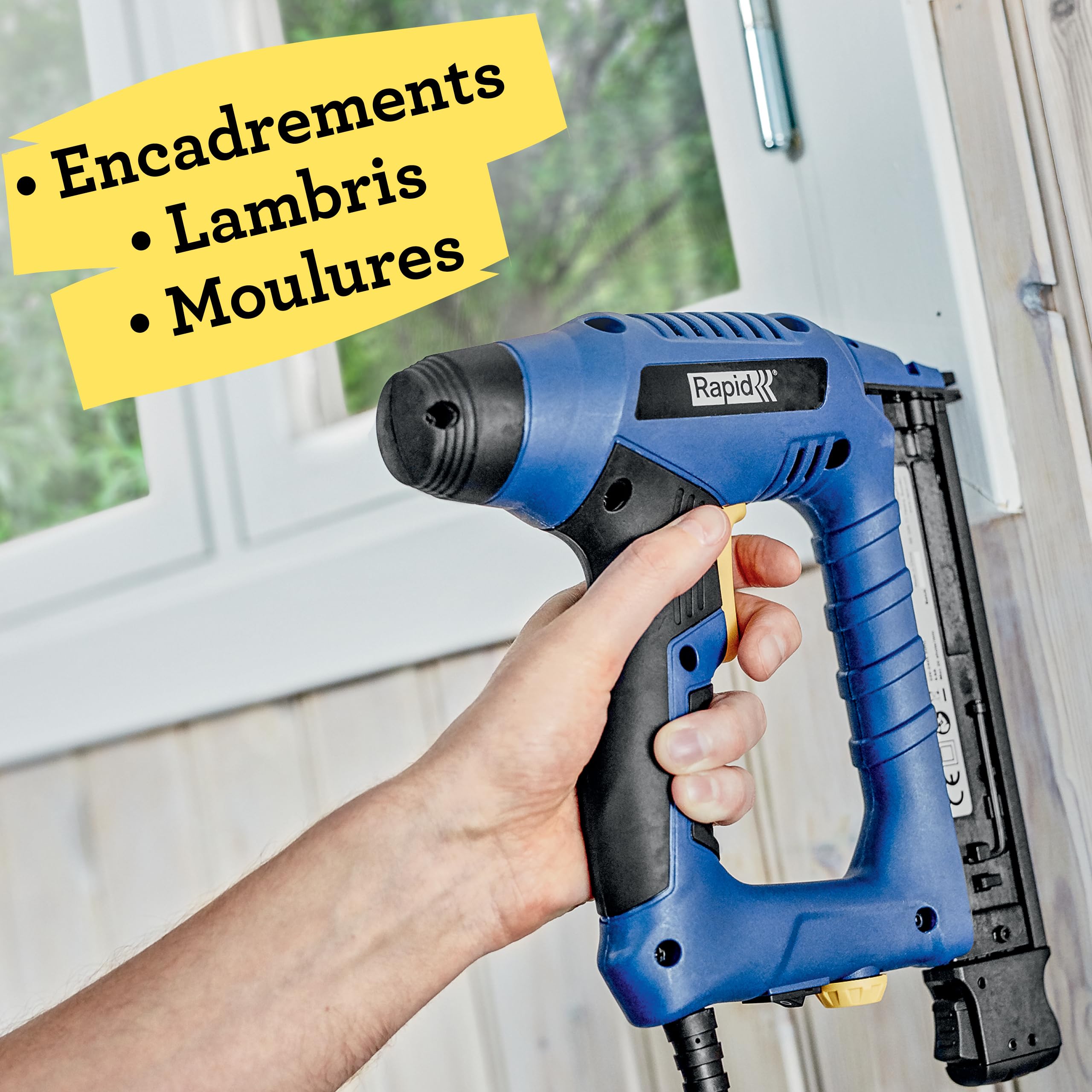 Sparachiodi Elettrico Rapid EN330 - Chiodatrice Per Legno E Lavori Fai-da-Te - Foto 7