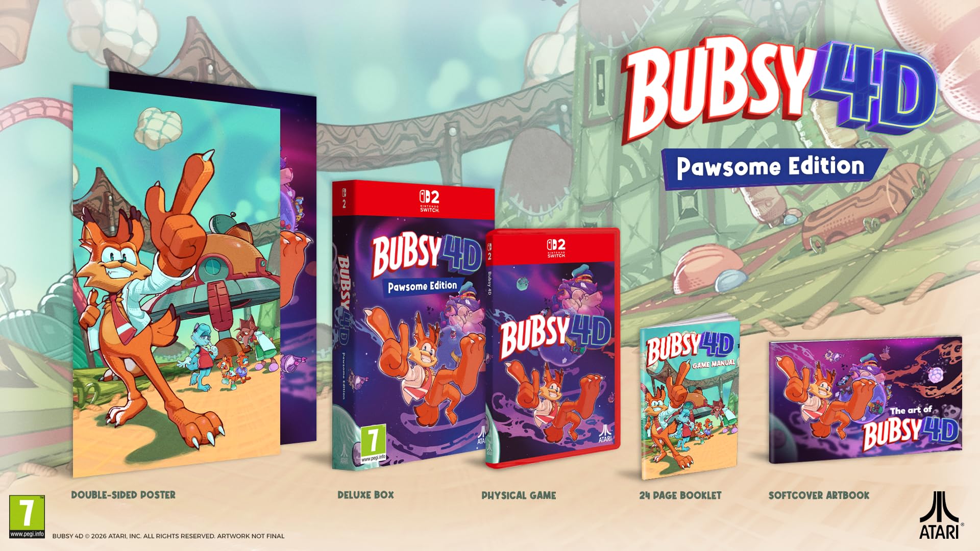 Bubsy 4D - Pawsome Edition - Switch 2