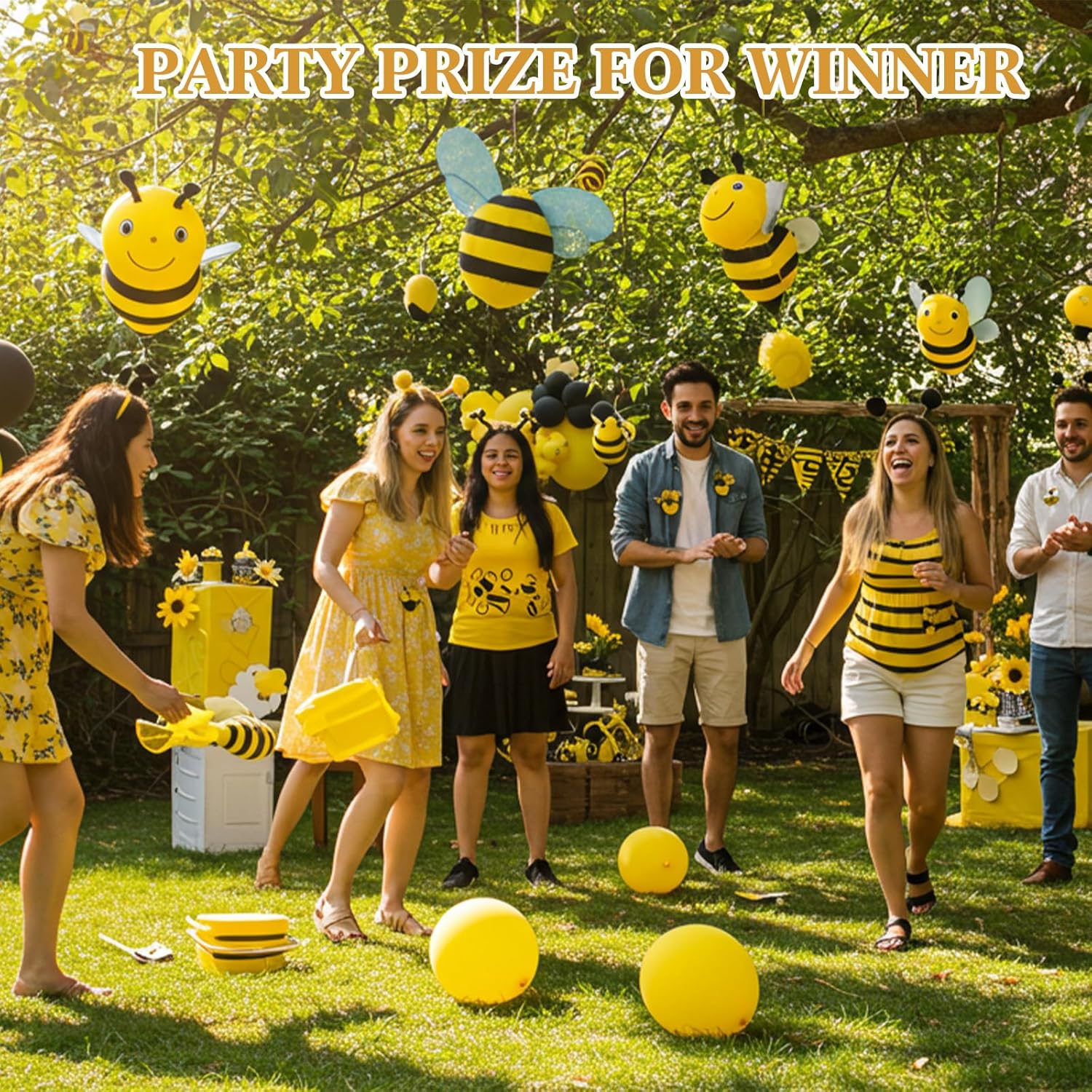 6 Set Bridal Baby Shower Prizes for Winners Honey Bee Cheese Board Party Gifts with Cheese Knive and Forks Box for Baby Shower Themed Birthday Wedding Favors (Hexagon)