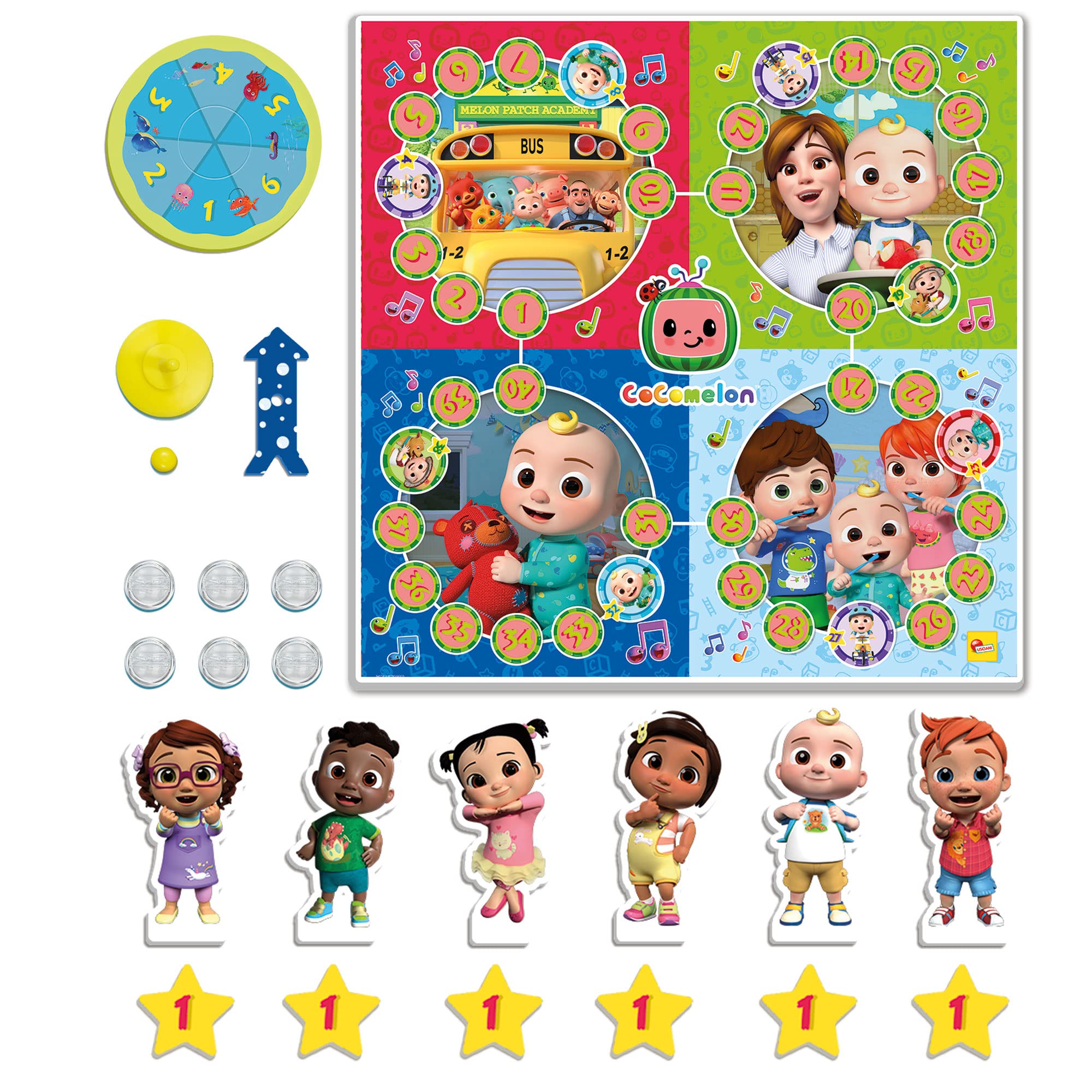 Liscianigiochi Cocomelon Gioco Dell'Oca, 90952, Per 2-6 Giocatori, Con Personaggi Sagomati, Educativo - 3