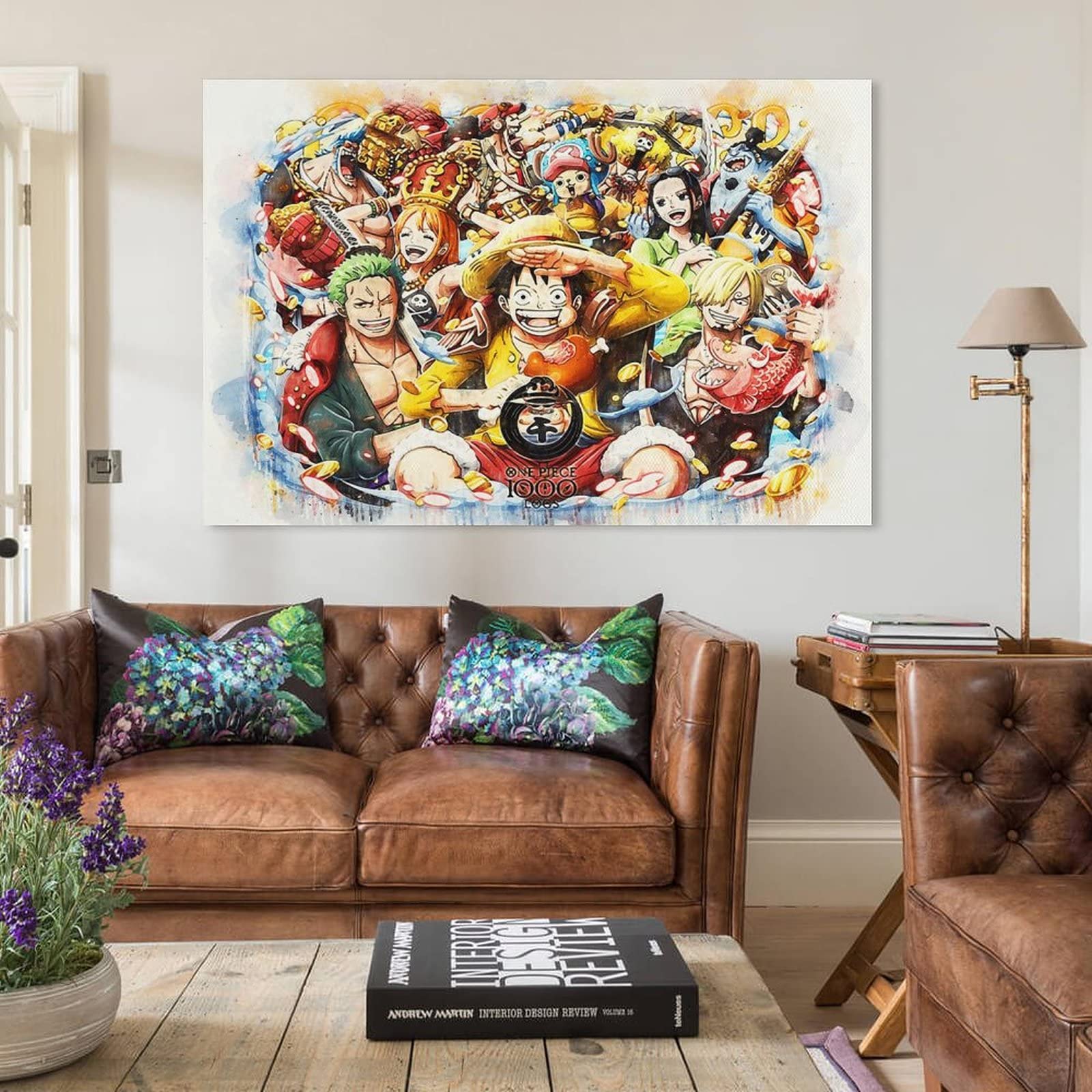 Amazon.co.jp: 麦わら海賊団日本キャラクターHDポスター1キャンバス