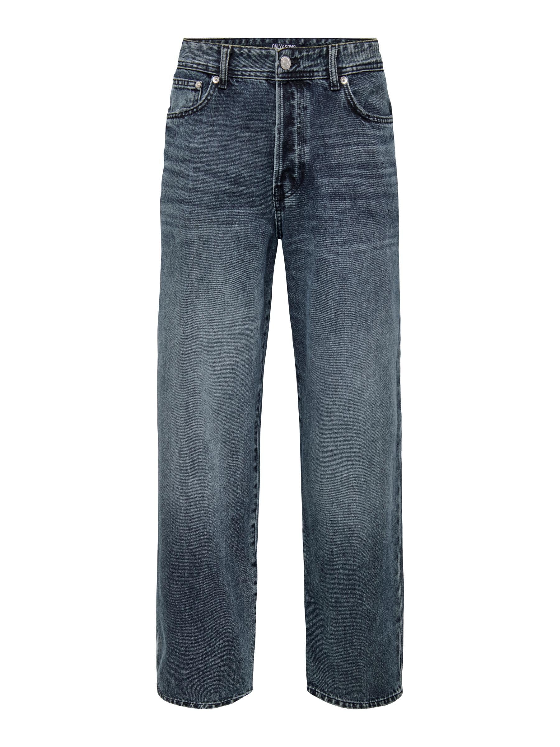 Only & Sons Herren Onsfade Loose Blue Black 2333 Tai DNM, Blue Black Denim, 36W / 34L EU