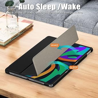 for Lenovo Tab M11 TB330FU 11 inch 2024 Case,Slim Stand Back Shell Protective Smart Cover for Lenovo Tab M11 TB330FU/Pad 2024 TB331FC with Auto Wake/Sleep Function,Black