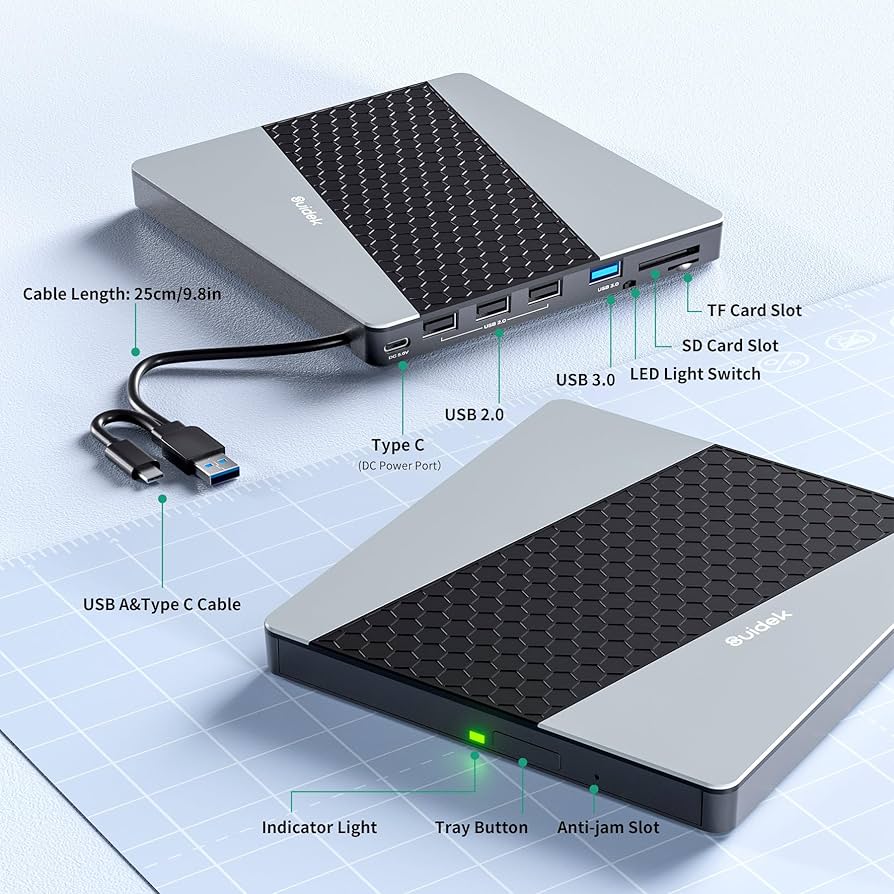 クイック!! [DVD] tf8su2k Amazon.com: SUIDEK External CD DVD Drive, USB 3.0 USB C