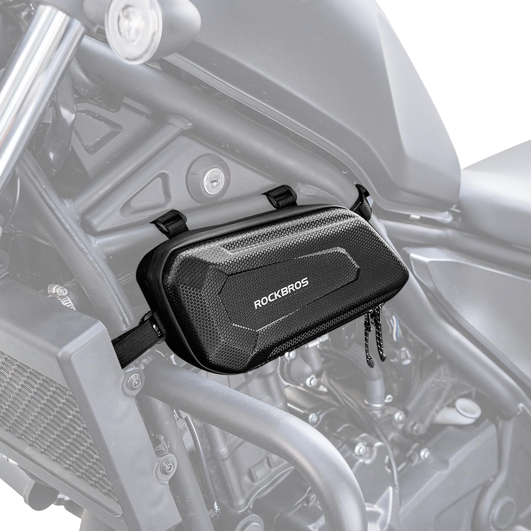 Amazon.com: ROCKBROS Motorcycle Crash Bar Bags EVA Hard Shell