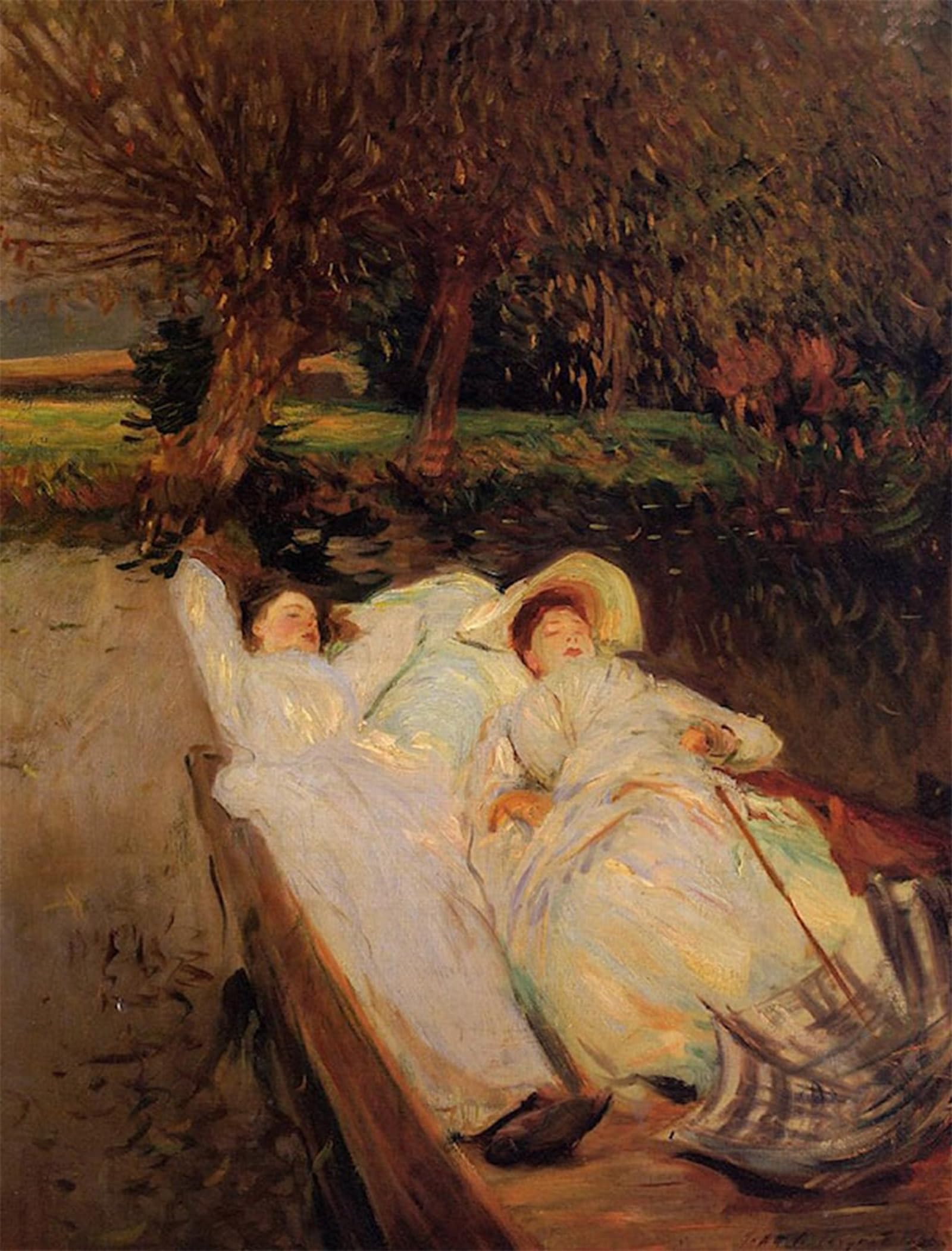 Cuadro St. s Summer di John Singer Sargent para decoración de dormitorio sin vida 5