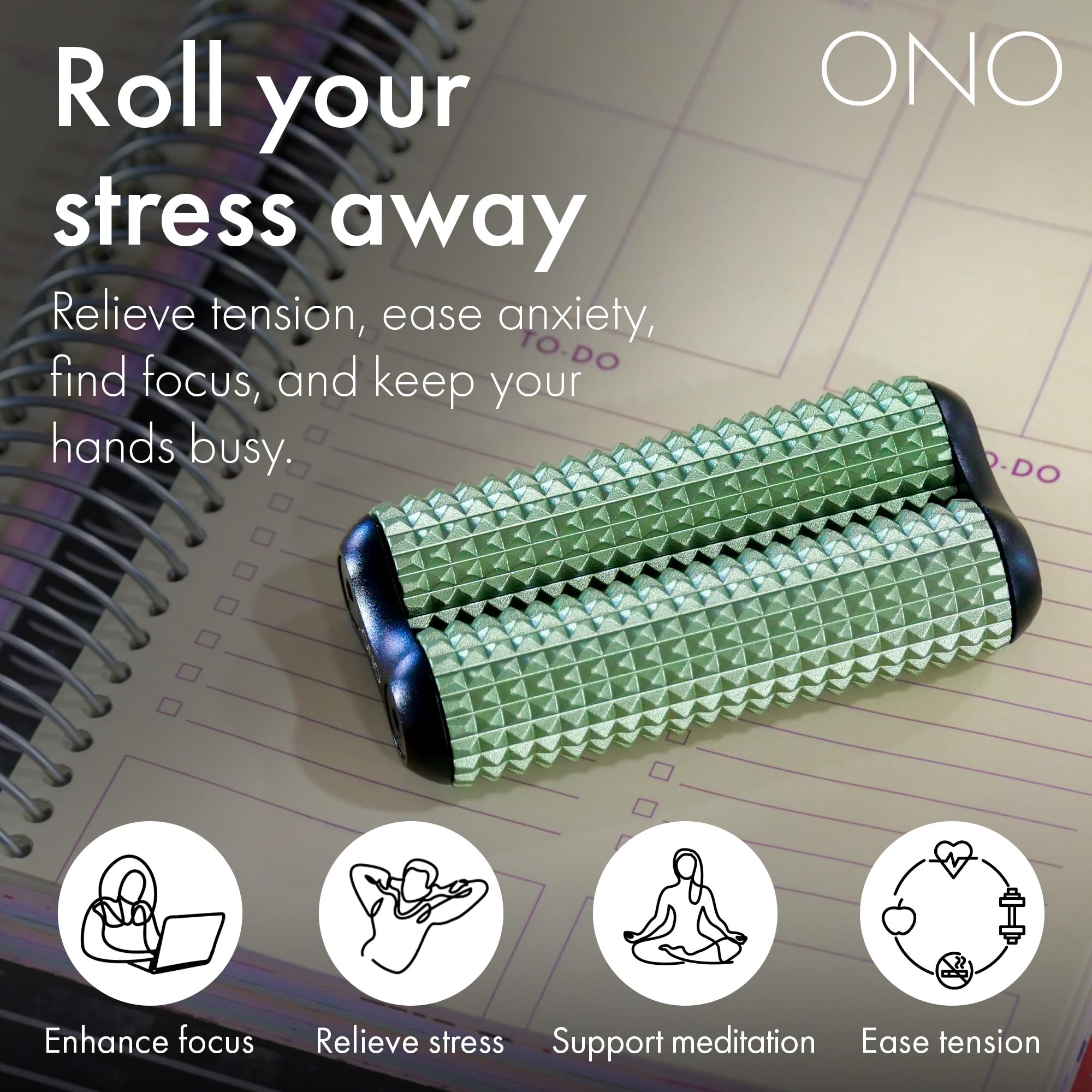ONO Rollerシリコン フルサイズ フィジェットトイ 新品未使用 Amazon.co.jp: ONO Roller - ハンドヘルドフィジェットトイ 大人用