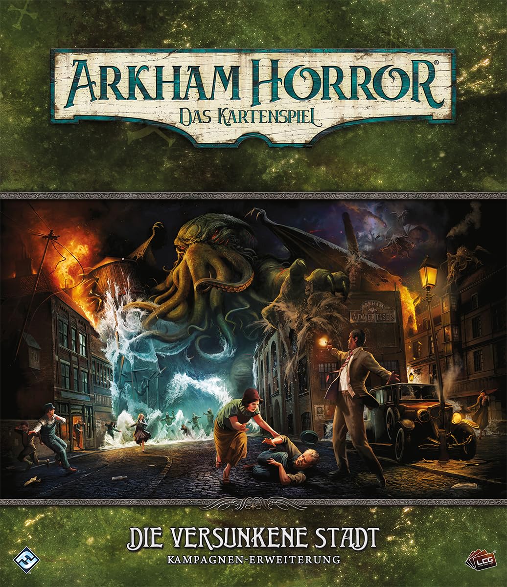 Asmodee, Arkham Horror: Das Kartenspiel – Die versunkene Stadt, Deutsch