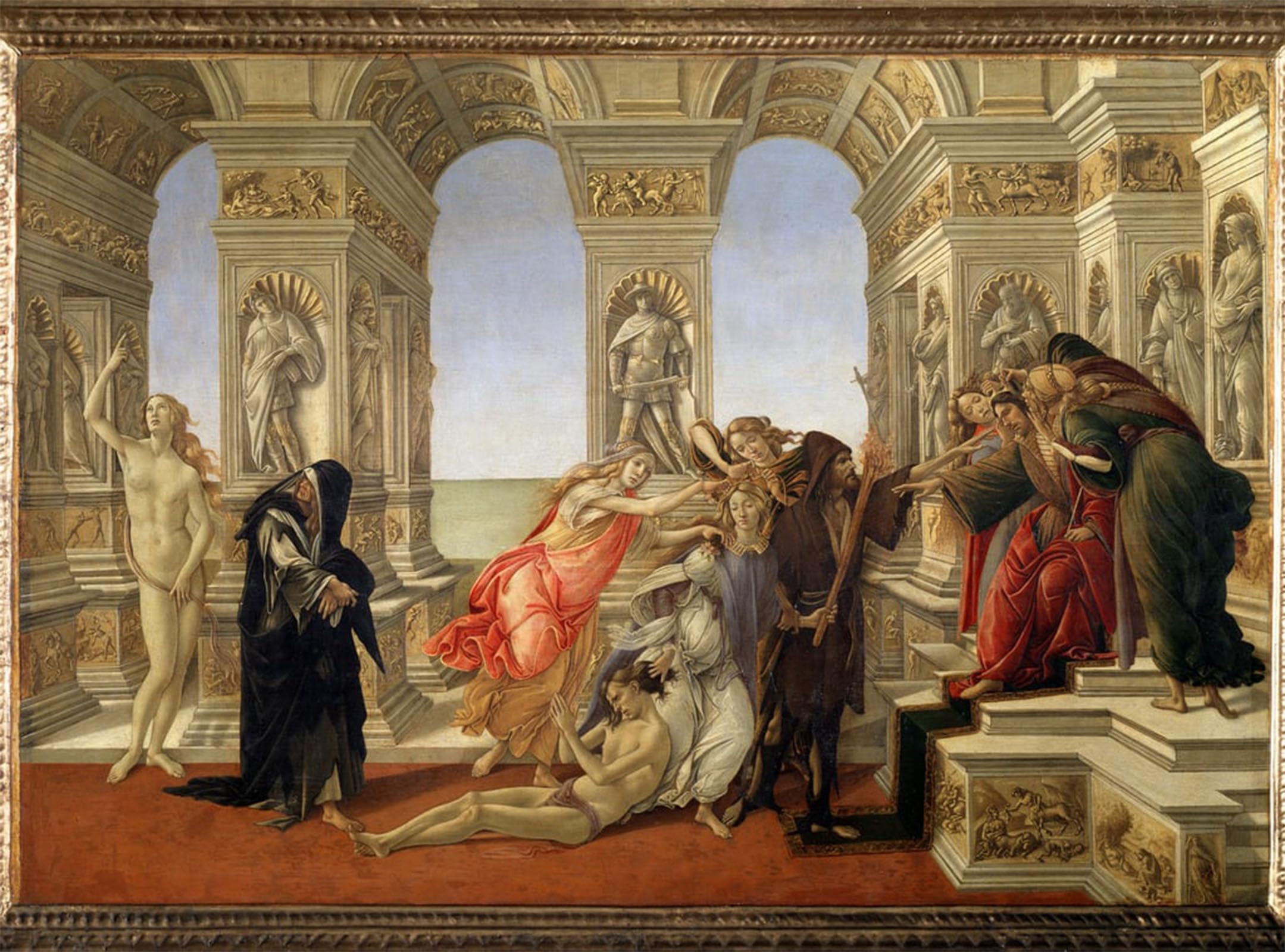 ARTXLXXBN Famous Art Print Poster Vintage Wall Art the Adoration of the Magi Detail of Cosimo Demedici by Sandro Botticelli Canvas Art Poster for Home Decor 60x90cm