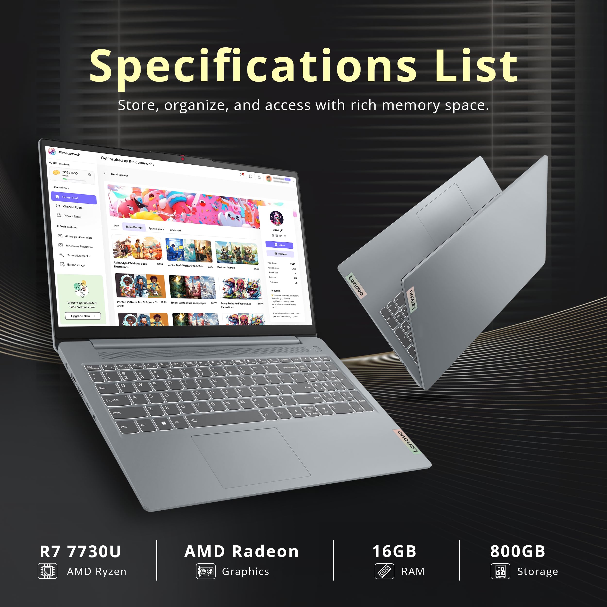 Lenovo ideapad slim3 Ryzen7 16GB 15.6インチ 51uyOrDxLOL._UF894,1000_QL80_.jpg