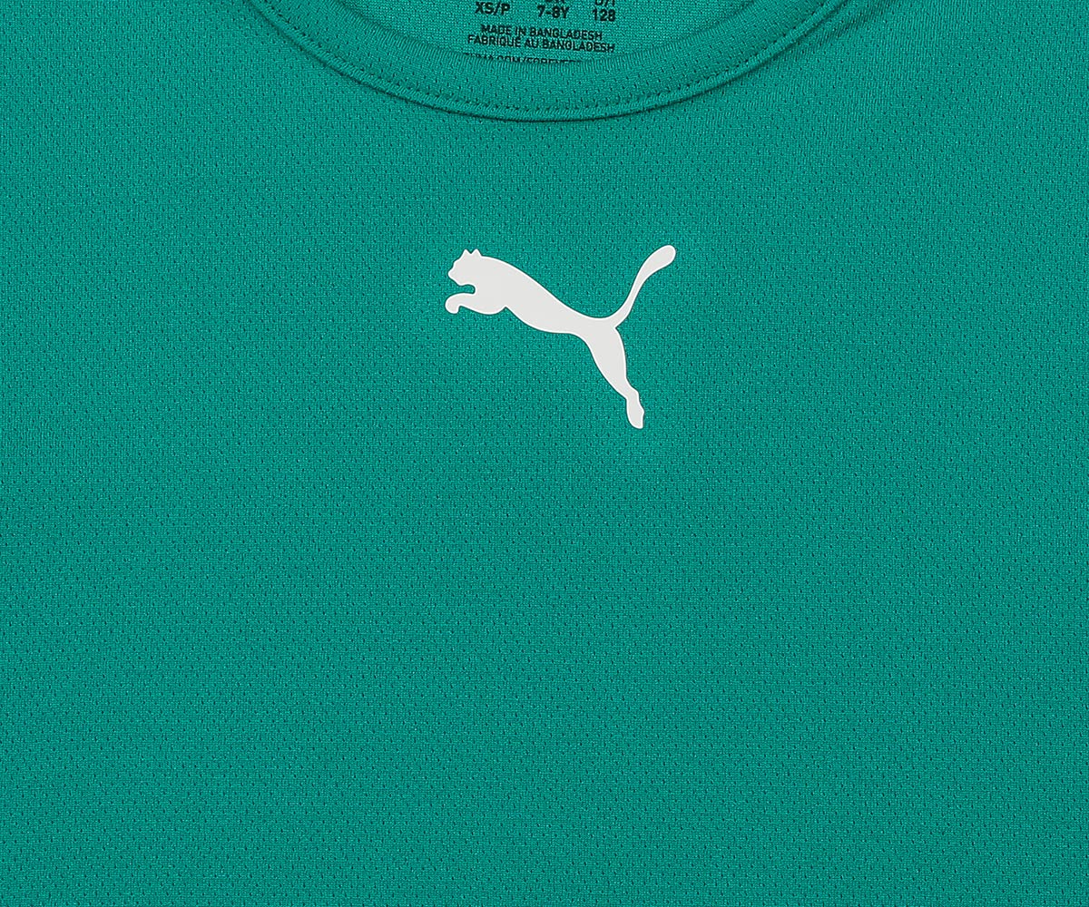 Puma Uniseks Dzieci 704938 teamRISE Jersey Jr Koszulka Sportowa, Pepper Green, 176