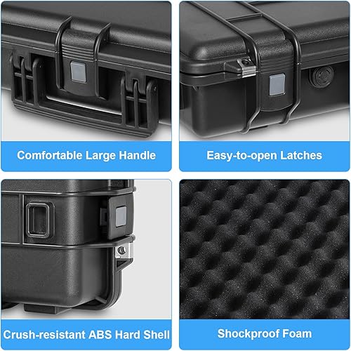 Miniatura 8 de Starlink - Funda estándar Gen 3, impermeable con espuma para Starlink Standard Gen 3, organizador protector para Gen3 y accesorios, con cerradura,