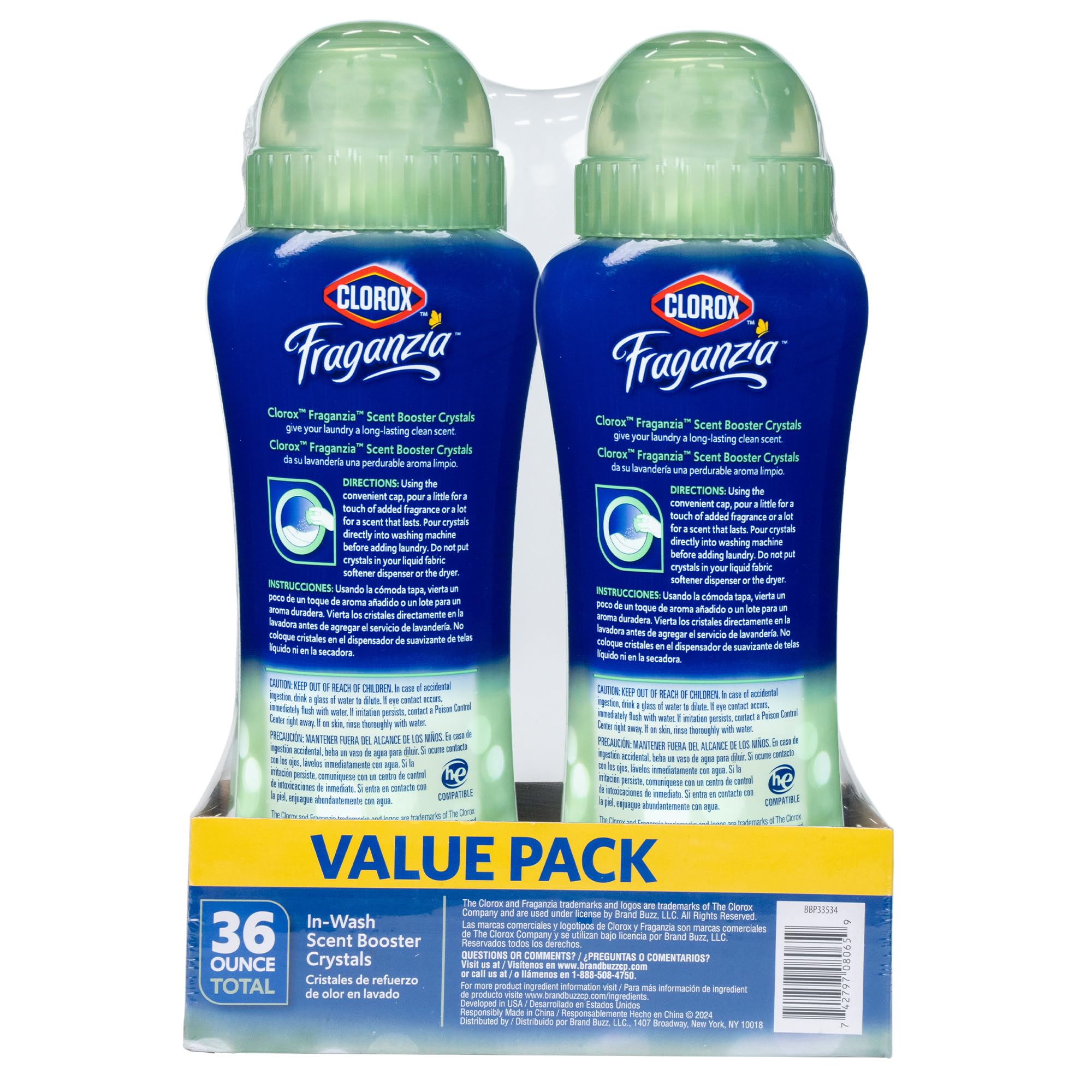 Amazon.com: Clorox Fraganzia Laundry Scent Booster Crystals, In