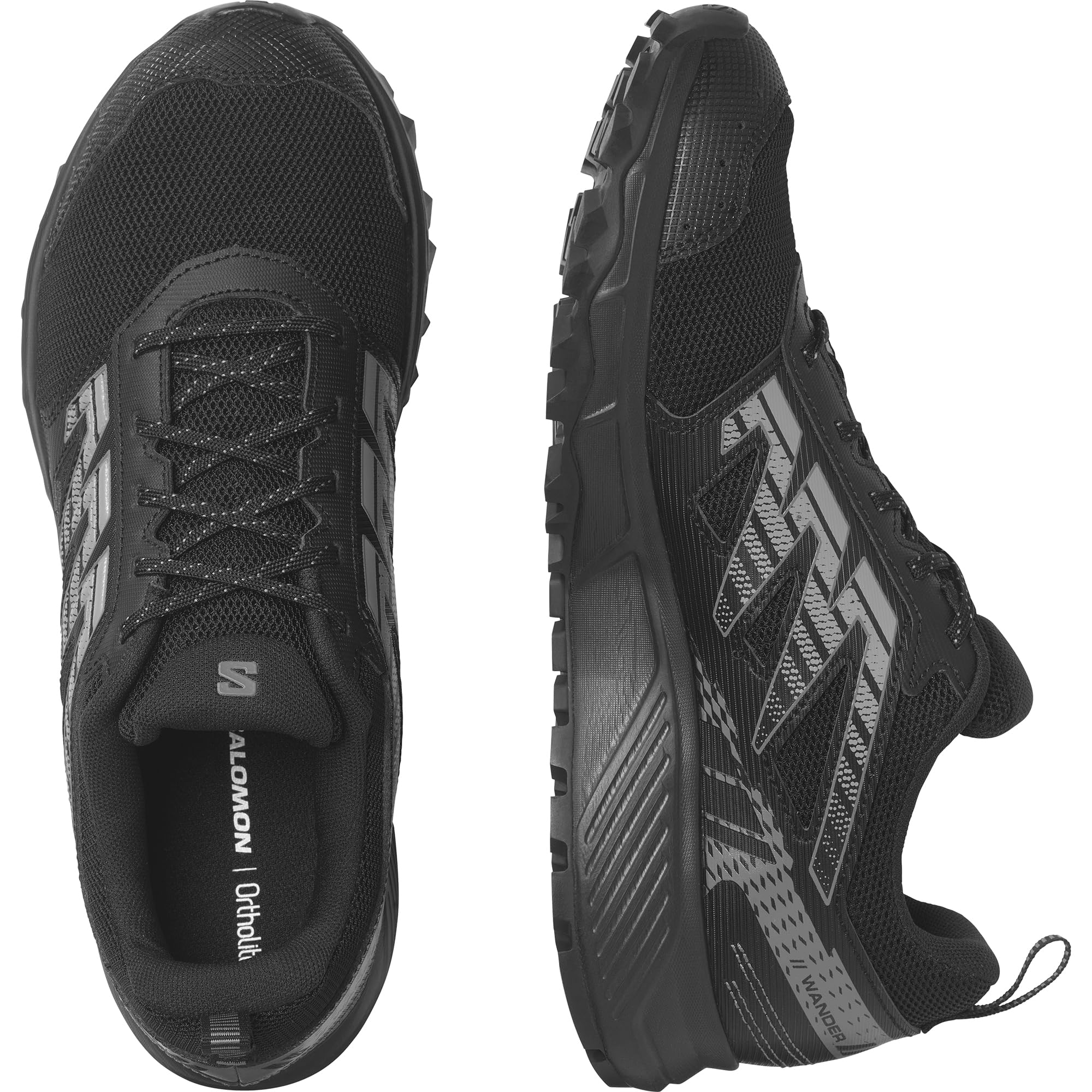 SALOMON Wander Scarpe da Trail Running e Escursionismo da Uomo, A prova di outdoor, Comfort e ammortizzazione, Tenuta del piede sicura