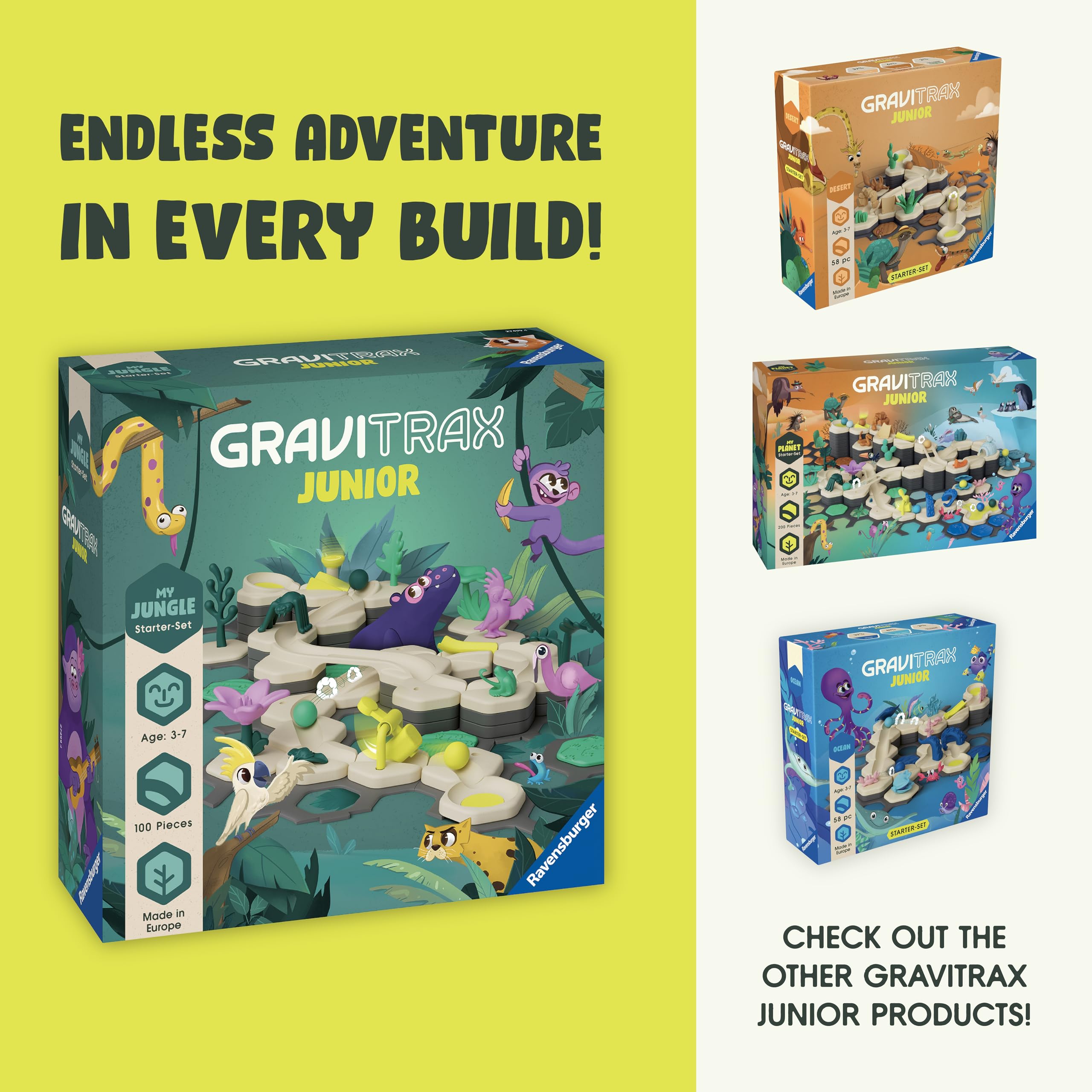 Ravensburger Gravitrax Junior Zestaw Startowy Dżungla