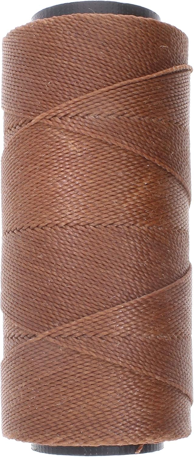 The Beadsmith Knot It Waxed Polyester Cord Rust Color