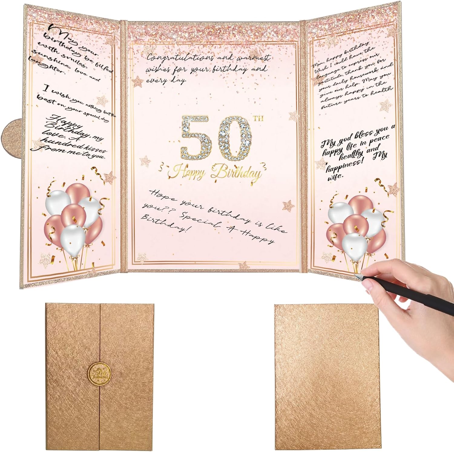 Tintisfafa 50th Birthday Decorations for Women 50 Birthday — free download