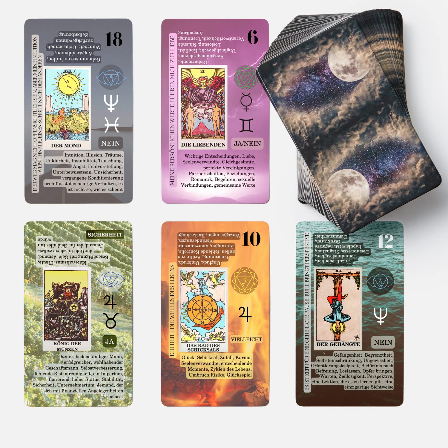 Buy Witchy Cauldron Beginner Tarot, Learning Tarot, Tarot Cards for Beginners with Meanings on