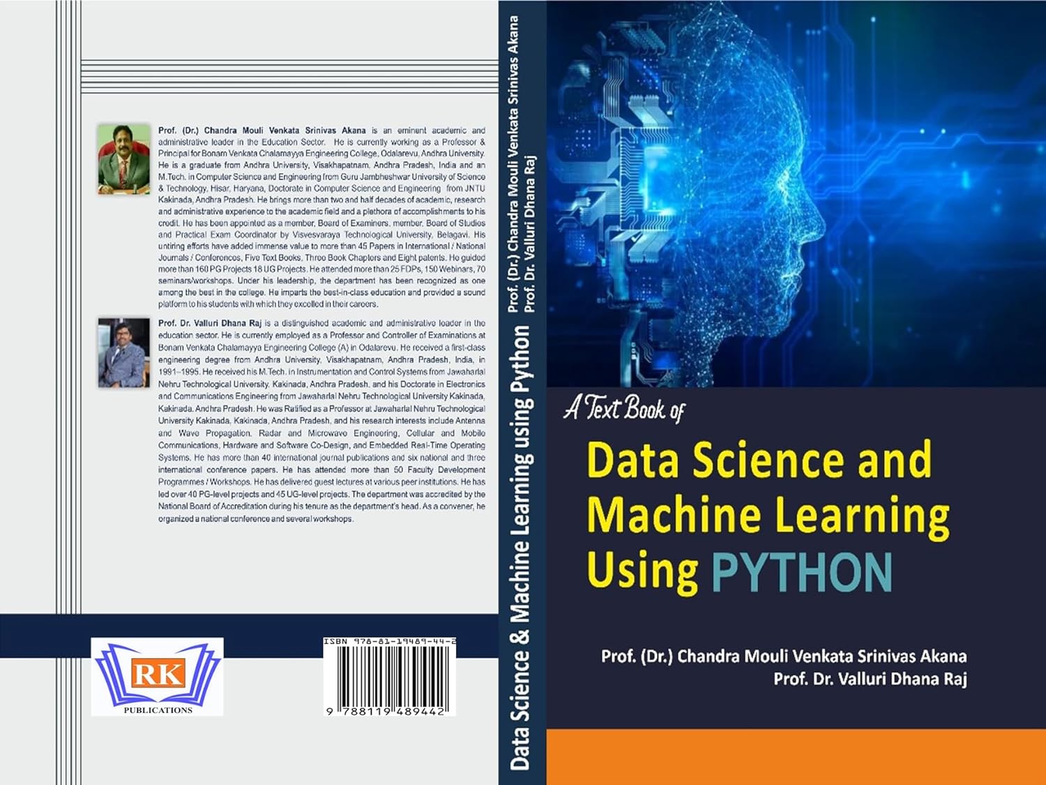 Data Science and Machine learning using PHYTON : Prof. (Dr.) Chandra ...