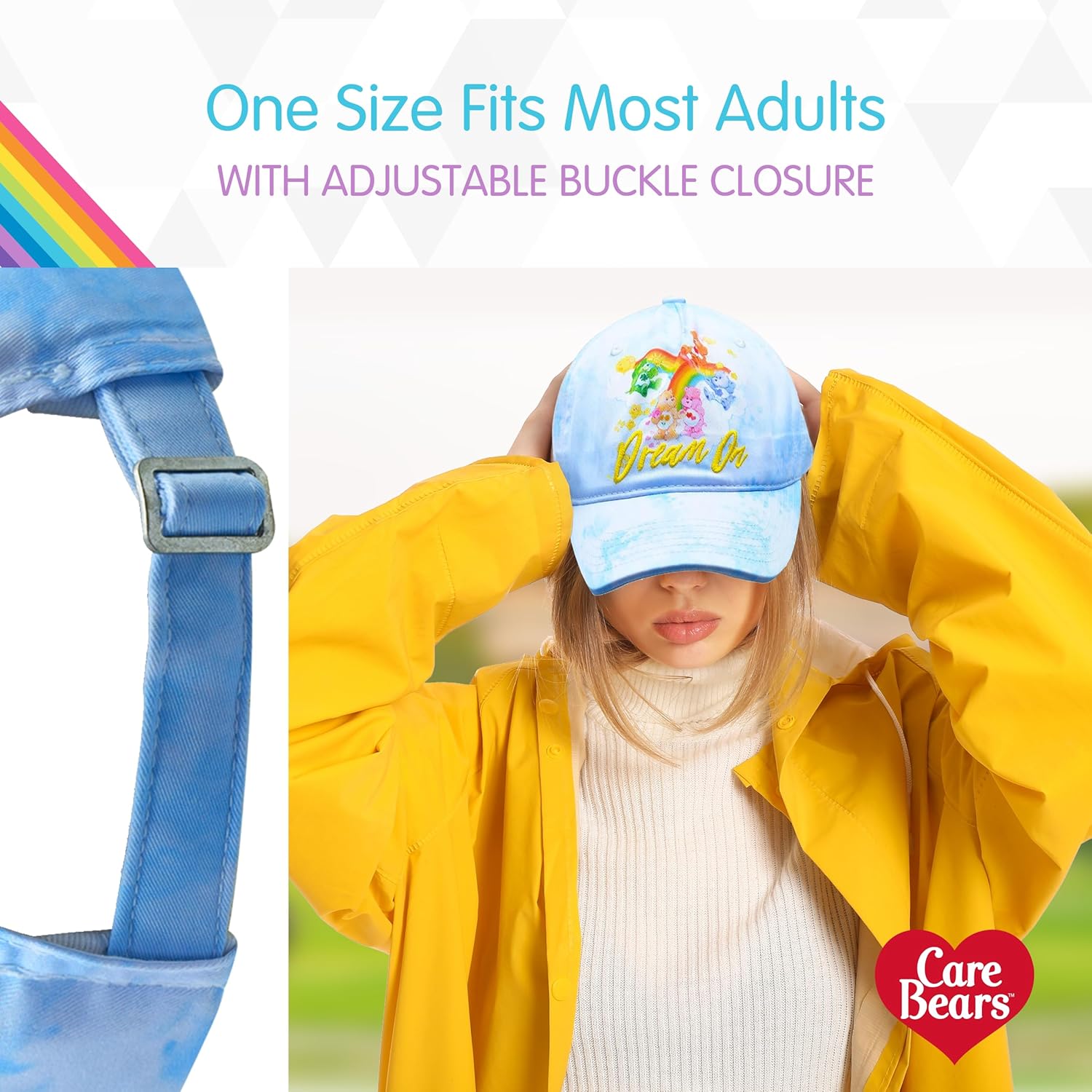 Care Bears Dad Hat, Adult Baseball Cap with Curved Brim