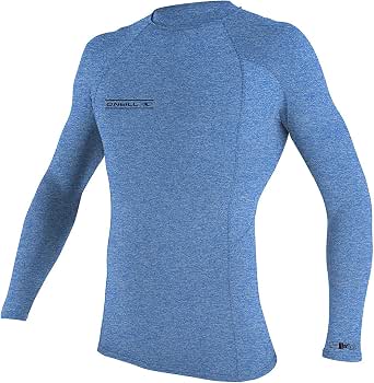 O'Neill Men's Basic Skins Long Sleeve Rash Guard - Protection UV UPF 50+ Rash Vest Homme