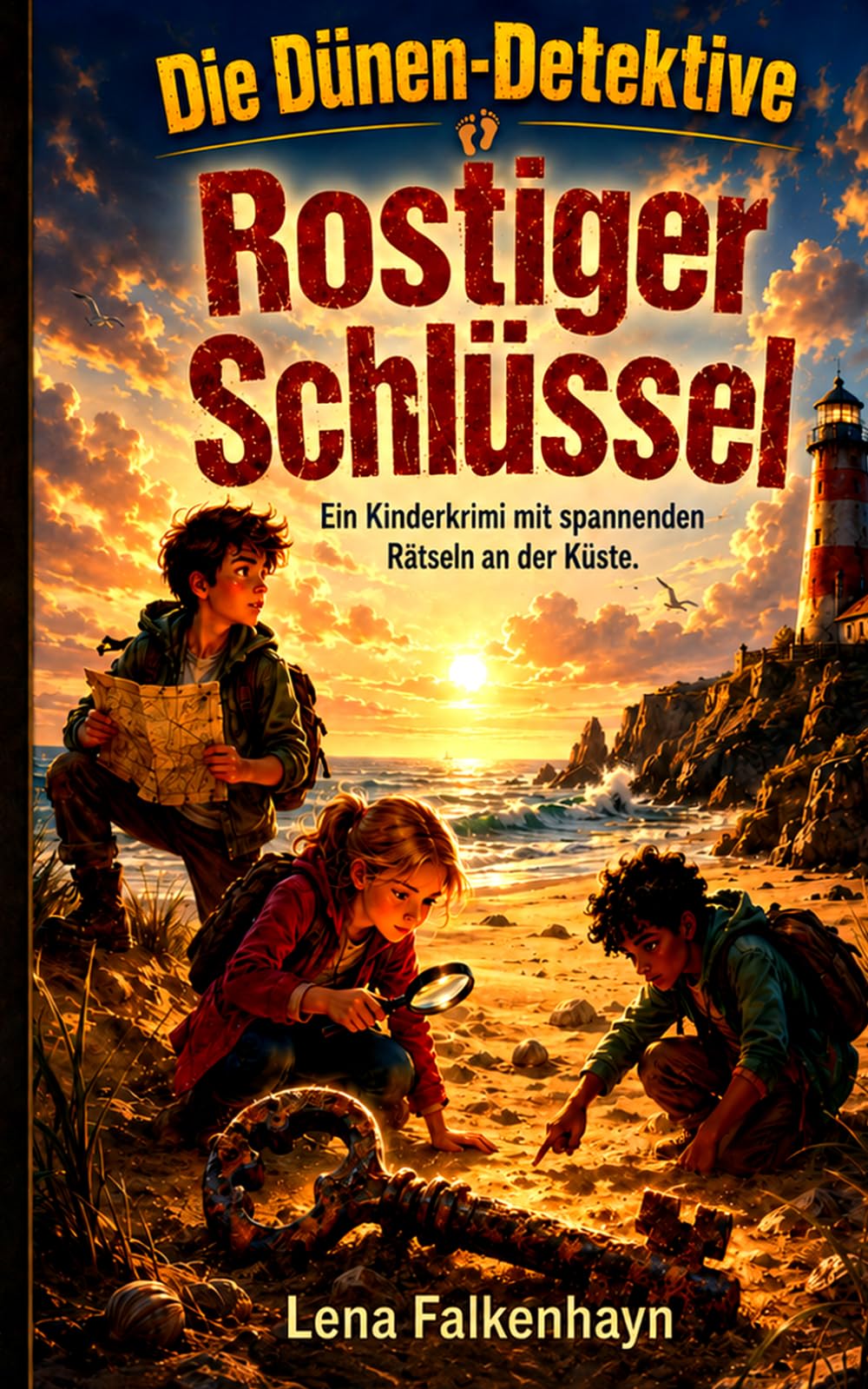 Die Dünen-Detektive: Rostiger Schlüssel: Ein Kinderkrimi mit spannenden Rätseln an der Küste