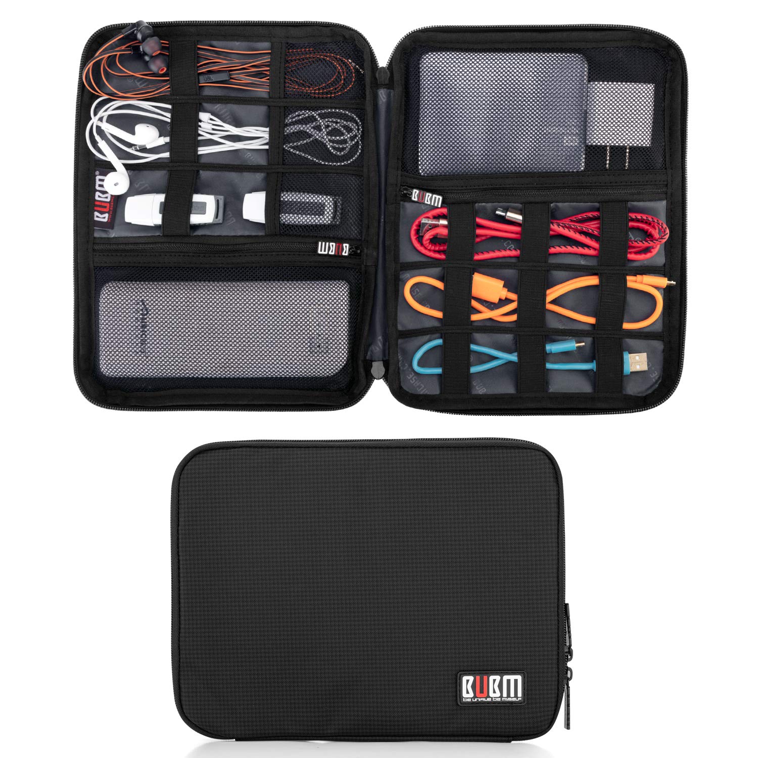BUBM Travel Cable Organizer, Universal Electronics Accessories Storage