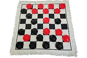 Yuanhe Foldable Yard Checkers Game Set