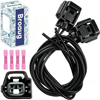 88952834 2-Pin Air Temp Harness OE 88953308 1P2653 Cadillac Dodge | Ambient Air Temperature Sensor Connector Wiring Harness,2PCS,S986/88953308/S-986/1P2653