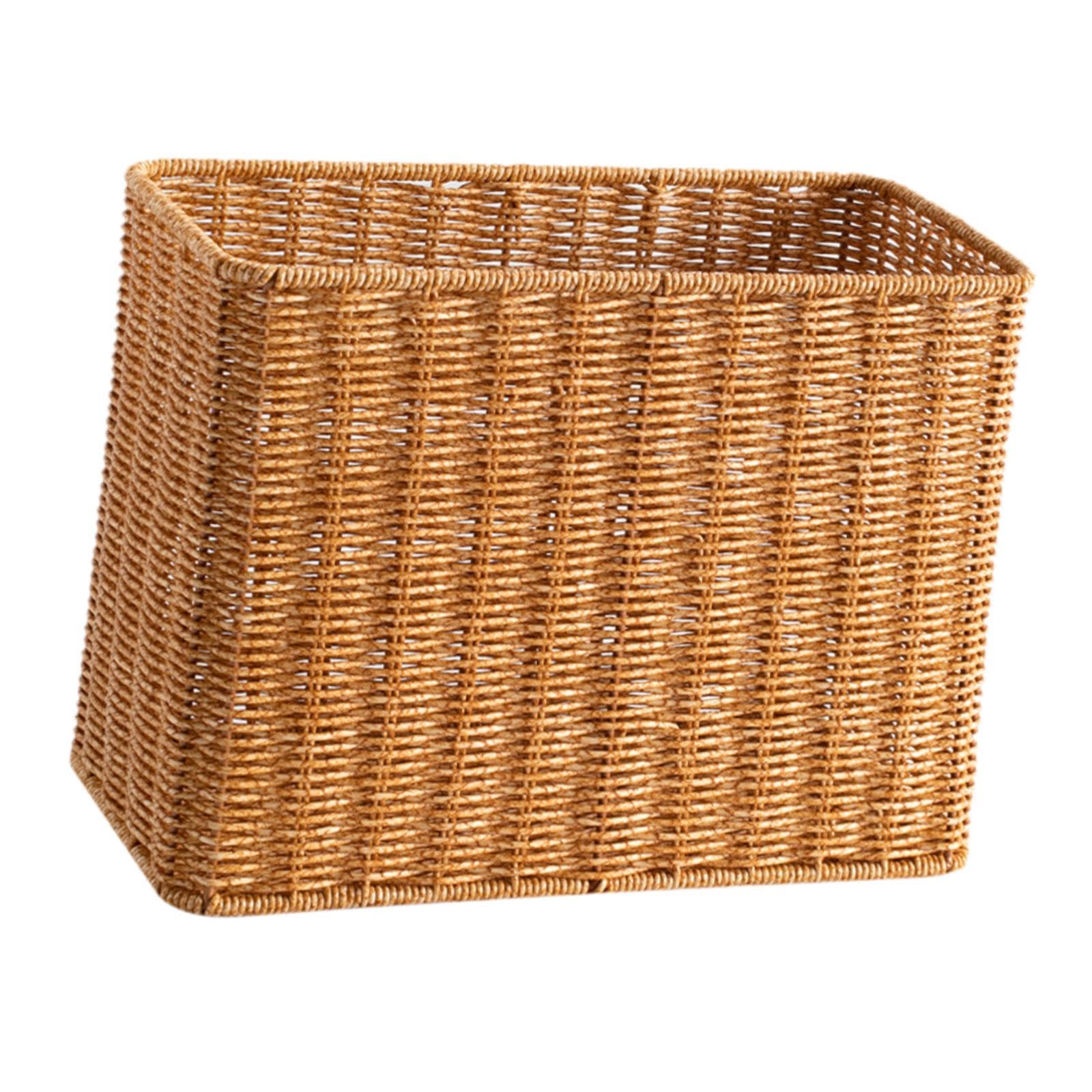 Panier de Rangement Tissé, Support de Tapis de Yoga Léger pour Bureau,